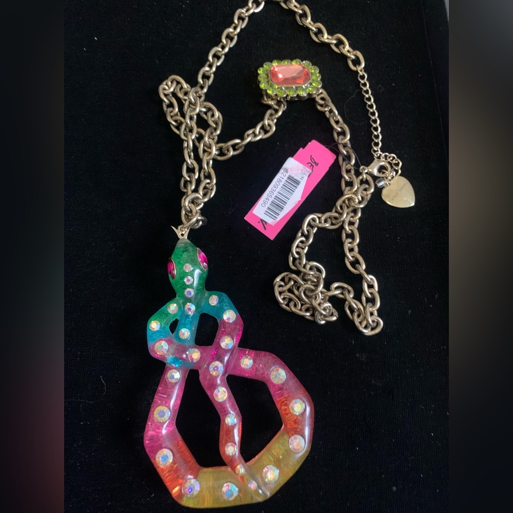 Betsy Johnson NWT REO Snake Necklace
